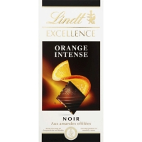 Spar Lindt Excellence - Tablette de chocolat - Noir - Orange 100g