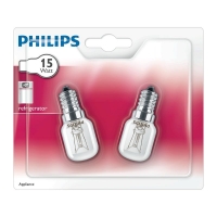 Spar Philips Tube pour frigo - 15 W - E14 - Blanc x2