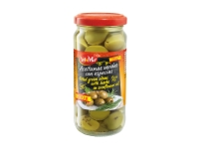 Olives vertes dénoyautées 1.29 €