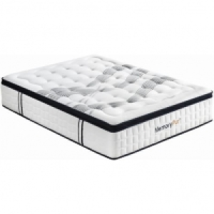 Auchan Memorypur MEMORYPUR Matelas 33cm accueil mémoire de forme et Latex + ressorts en