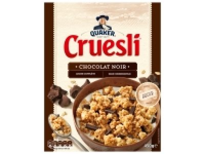 Lidl  Quaker cruesli céréales chocolat noir