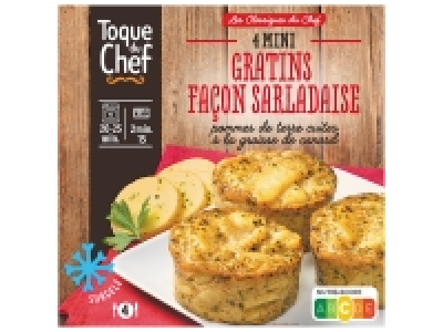 4 mini gratins façon sarladaise 2.39 €