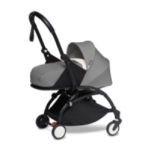 SÉlection Oxybul Poussette Yoyo2 4 roues châssis noir assise 0+ gris