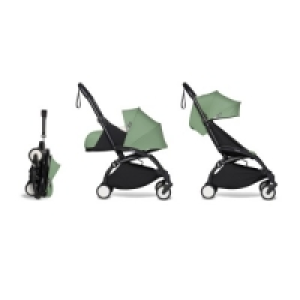 SÉlection Oxybul Poussette Yoyo2 4 roues châssis noir assises 0+ et 6+ ginger