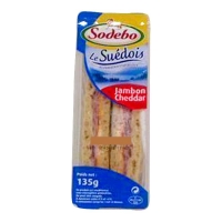 Spar Sodebo Le suédois - Sandwich pain polaire - Jambon cheddar 135g