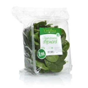 Salade jeunes pousses dépinard 125g Catégorie 1 - Origine France