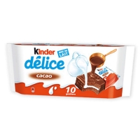 Spar Kinder Délice cacao - Patisserie - x10 KINDER