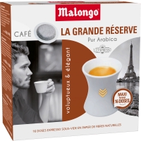 Spar Malongo Grande réserve - Café espresso - Capsules x16