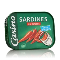 Spar Casino Sardines huile tournesol piments 135g