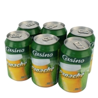 Spar Casino Panaché - Bière limonade - Canette - Alc. 0,95% vol. 6x33cl