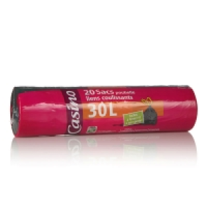 Casino Sacs poubelle coulissants 30l x20