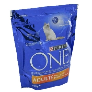 Spar Purina One - Adulte - Croquettes pour chats - Poulet 450g