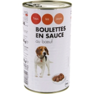 Tous Les Jours Boulettes en sauce pour chien - Au buf 1240g