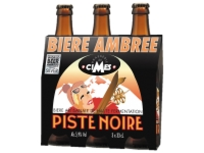 Bière ambrée Piste noire