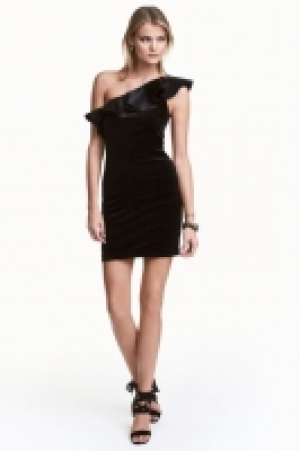HM  Robe à bretelle asymétrique