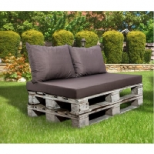 Auchan Jardin Privé JARDIN PRIVÉ Coussins pour palette taupe