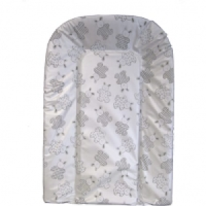 Auchan Bambisol BAMBISOL Matelas à langer Lapins - 50 x 70 cm - Gris