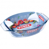 Auchan Pyrex PYREX Plat à four ovale en verre 35 x 24 cm IRRESISTIBLE