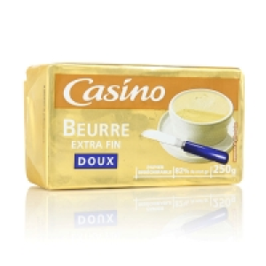 Casino Beurre doux extra fin 250g