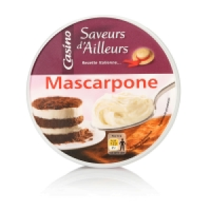 Casino Saveurs Dailleurs Mascarpone - Recette italienne 250g