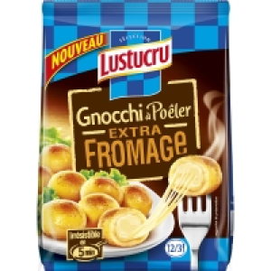 Lustucru Gnocchi à poeler - Extra fromage 280g