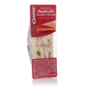 Casino Sandwich - Poulet rôti - Moutarde à lancienne - Pain de mie au son 14