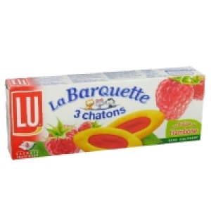Lu La Barquette 3 chatons - A la pulpe de fambroise - Biscuits 120g