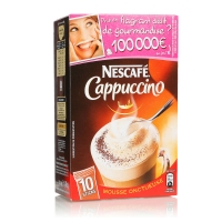 Spar Nestle Nescafé - Cappuccino - Café soluble - Sticks - 10 tasses 140g
