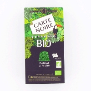 Carte Noire Expresso bio - Café en capsules - Délicat et fruité - Biologique x10