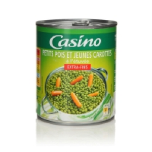 Casino Petits pois carottes extra-fins 800g