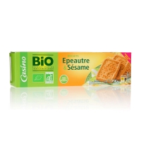 Spar Casino Bio Biscuits - Epeautre et sésame - Sans huile de palme - Biologique 150g