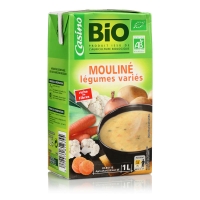 Spar Casino Bio Soupe - Mouliné de légumes variés - Brique - Biologique 1l