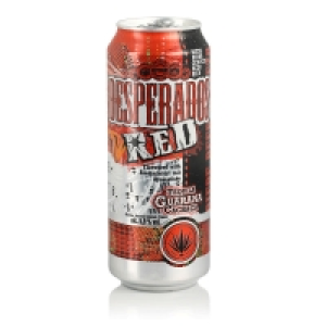 Spar Desperados Red - Bière blonde - A la téquila - Canette - Arômatisée guarana - Alc