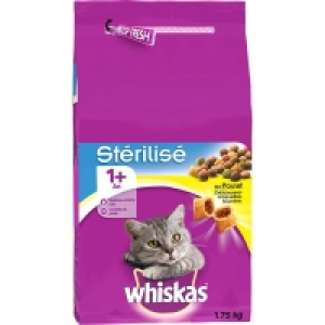 Spar Whiskas Stérilisé - Croquettes fourrées pour chat - Saveur Poulet - Dès 1 an 1