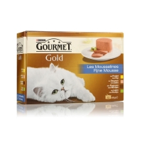 Spar Purina Gourmet gold - Les mousselines - Nourriture pour chats - Poulet, saumo