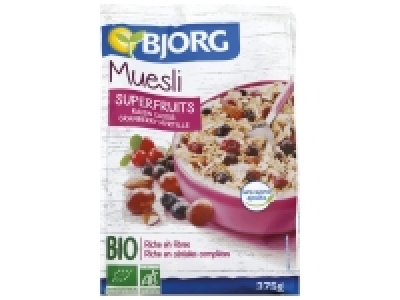 Bjorg Muesli Superfruits Bio 1.78 €