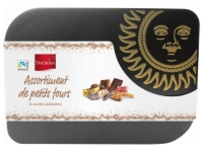 Lidl  Boîte métal avec assortiment de petits fours