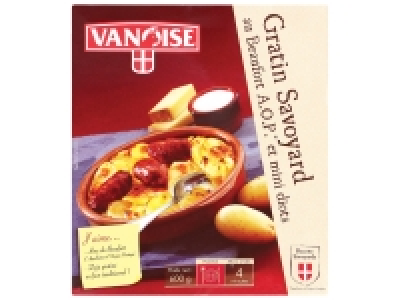 Lidl  Gratin savoyard au Beaufort AOP et mini diots