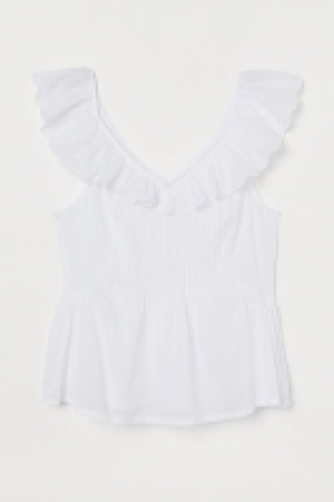 Top volanté en coton 14.99 €