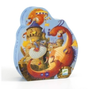 Oxybul Sélection Oxybul Puzzle Vaillant et dragon 54 pièces