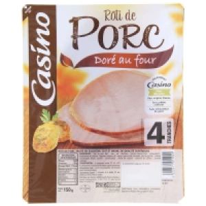 Rôti de porc - Doré au four - 4 tranches 150g 3.17 €