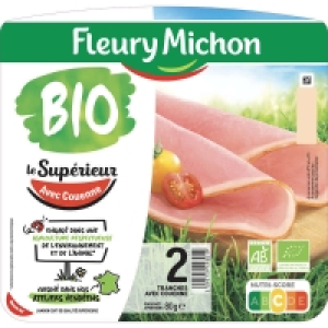 Le Supérieur Bio Jambon blanc - Taux de sel réduit - 2 tranches - Biol 4.59 €