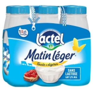 Matin léger - Lait - Sans lactose 6x50cl 7.60 €