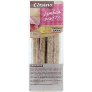 Sandwich - Jambon - Beurre - x2 125g 1.26 €