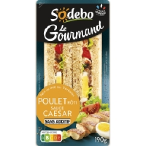 Poulet caesar - Sandwich - -Pain de mie aux céréales 190g 3.67 €