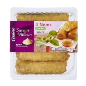 Nems - Poulet - Sauce Nuoc-mâm - Recette vietnamienne - x4 300g 3.88 €
