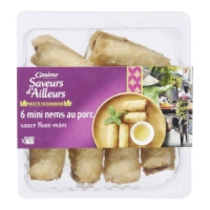 Mini nems - Porc - Sauce nuoc-mâm - Recette vietnamienne - x6 200g 3.25 €