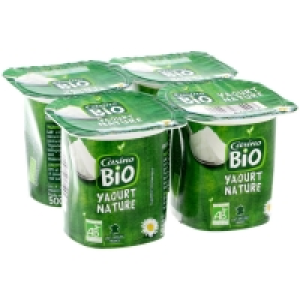 Yaourt nature - 4 pots - Biologique 4x125g 1.15 €