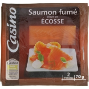 Saumon fumé - Ecosse - 2 tranches 70g 4.55 €