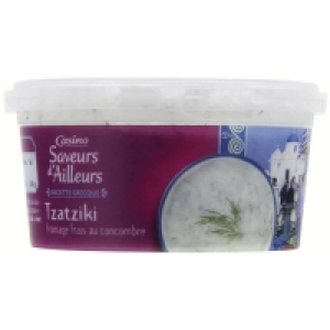 Casino Saveurs Dailleurs Tzatziki - Fromage frais au concombre 200g